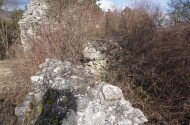 Fejér-kő várának romjai