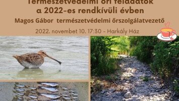 Mátra Kincsei téli előadássorozat - Természetvédelmi őri feladatok a 2022-es rendkívüli évben 
