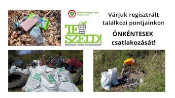 TeSzedd! 2026 - Várjuk önkéntesek csatlakozását hulladékszedési akciónapjainkhoz