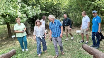 UNESCO Geopark ellenőrök az Ősmaradványoknál